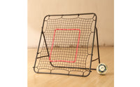 Soccer Rebounder Foldable Deflection Net with Target Freestanding Rebounder with Target for Coaches, Outdoor
