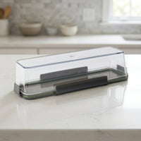Plastic Cake Box with Latch Sealed Swiss Roll Container Airtight Pastry Container with Lid Secure for Bakers