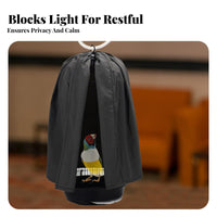 Bird Cage Darkening Cover Blocking Bird Cage Nighttime Cover Breathable for Nighttime, Winter