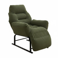 Foldable Padded Folding Lounger Adjustable rearrest Recliner Ergonomic Indoor Furniture With Headrest for Office Workers, Outdoor lovers, Dormitory, Nap Time, Balcony, Living Room