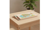 Fish Bone Puzzle Educational Layered Puzzle Hand-Eye Coordination Toy for Toddlers, Preschool, Homeschool