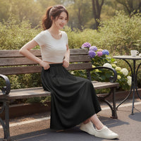 Riding Skirt Ankle-Length Scooter Skirt Lightweight for Motorcycle Trips, Riders