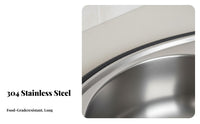 Stainless Steel Triangle Sink Space Saving Stainless Steel Triangle Basin Easy to Clean Angled Kitchen Sink for Homeowners, Small Areas, RV, Washroom