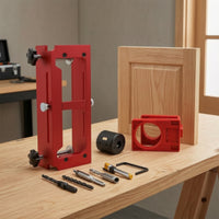 Door Hinge Jig Adjustable Tool Handheld for Woodworking, Installers