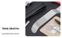 Tire Repair File with Roller Compact Tire File Portable Repair Piece Roller for Cyclists