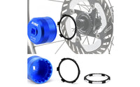 2 Pieces Circular-Shaped Cycle Lock-Cap Safeguarding Gasket Circular for Cyclists, Mechanics, Workshop
