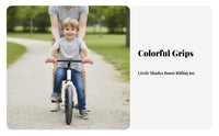 2 Pieces Comfortable Children's Cycle Handle Grips Non-Slip Soft Rubber Handlebar Grips Easy to Install Long-Lasting for Toddlers