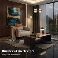 Modern Design Two-Tone Couch and Armchair Set Sleek & Professional Reception Seating Space-Saving Layout Commercial Furniture High-Density Foam Cushions for Business Owners, Office Managers, Interior Designers, Waiting Area, Break Room, Hotel