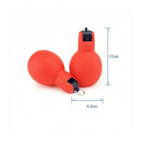 6 Pieces Press Whistle with Neck Strap Easy-Grip Press Whistle with Lanyard for Coaches