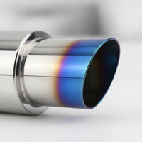 Exhaust Tip Bolt-on Muffler Tip Tail Throat Double-Wall for Car Enthusiasts, Custom Builds