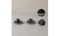 2 Pieces Milk Frother Whisk Replacement Milk Frother with Double Coil Whisk Head Accessory Stainless Steel for Home Baristas