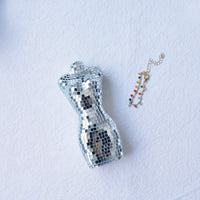 Mannequin Ornament with Necklace Mosaic Sculpture Decorative for Bookshelf