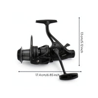 Rotating Fishing Reel doubleDrag Fishing Reel with Metal Spool Smooth Easy to Store for Anglers, Shore Casting