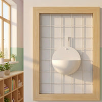 Wall Grid Plant Holder Creative Wall-Mounted Display Shelf Space-Saving Wall-Mounted Plant Shelf for Kindergarten, Living Room, Balcony