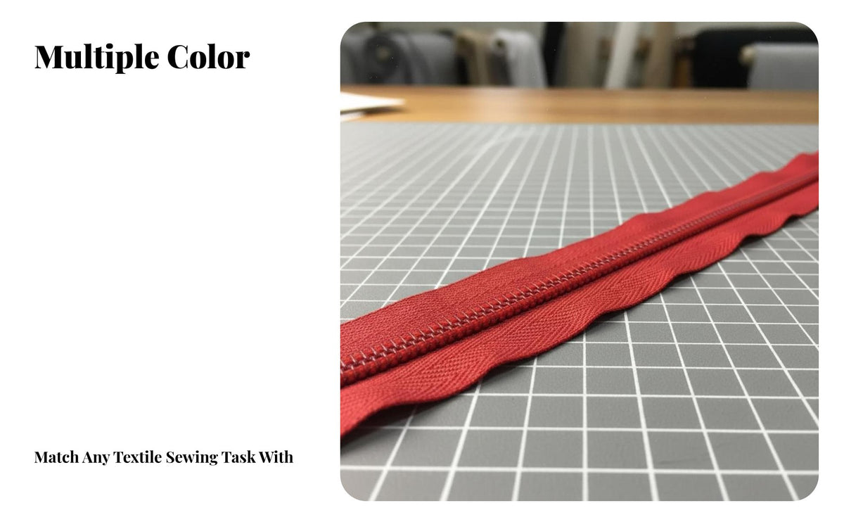 Cut-to-Size No. 5 Coil Zipper Roll By the Yard Sewing Supply Long-Lasting Effortless Operation for DIY Enthusiasts, Upholsterers, Tent Manufacturing, Upholstery Projects, Outdoor Gear Repair, Apparel Production