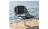 Folding Boat Chair with Backrest Stable Padded Boat Seat Wear Resistant Padded Marine Seat for Boaters
