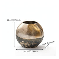 Decorative Vase Antique-Style Sculptural Vase Irregular Vessel for Entryway