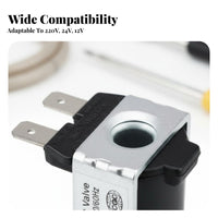 Water Inlet Solenoid Valve Pure Copper Coil Plastic Electric Water Valve