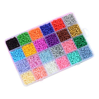 4mm Bead Kit with Organizer Multicolor Jewelry Making Beads Colorful High Quality for Crafters
