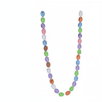 Vernal Themed Easter Egg Garland Festive Pastel Egg Vine Pre-Assembled Party Supply Rustic Farmhouse Design for Classroom
