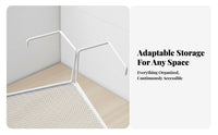 Triangular Corner organizer Space-Saving Desk Rack Modern Design for Cubicle
