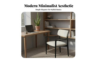 Upholstered Wood Armchair Italian design Desk Chair Minimalist Design Multi-Use for home dwellers