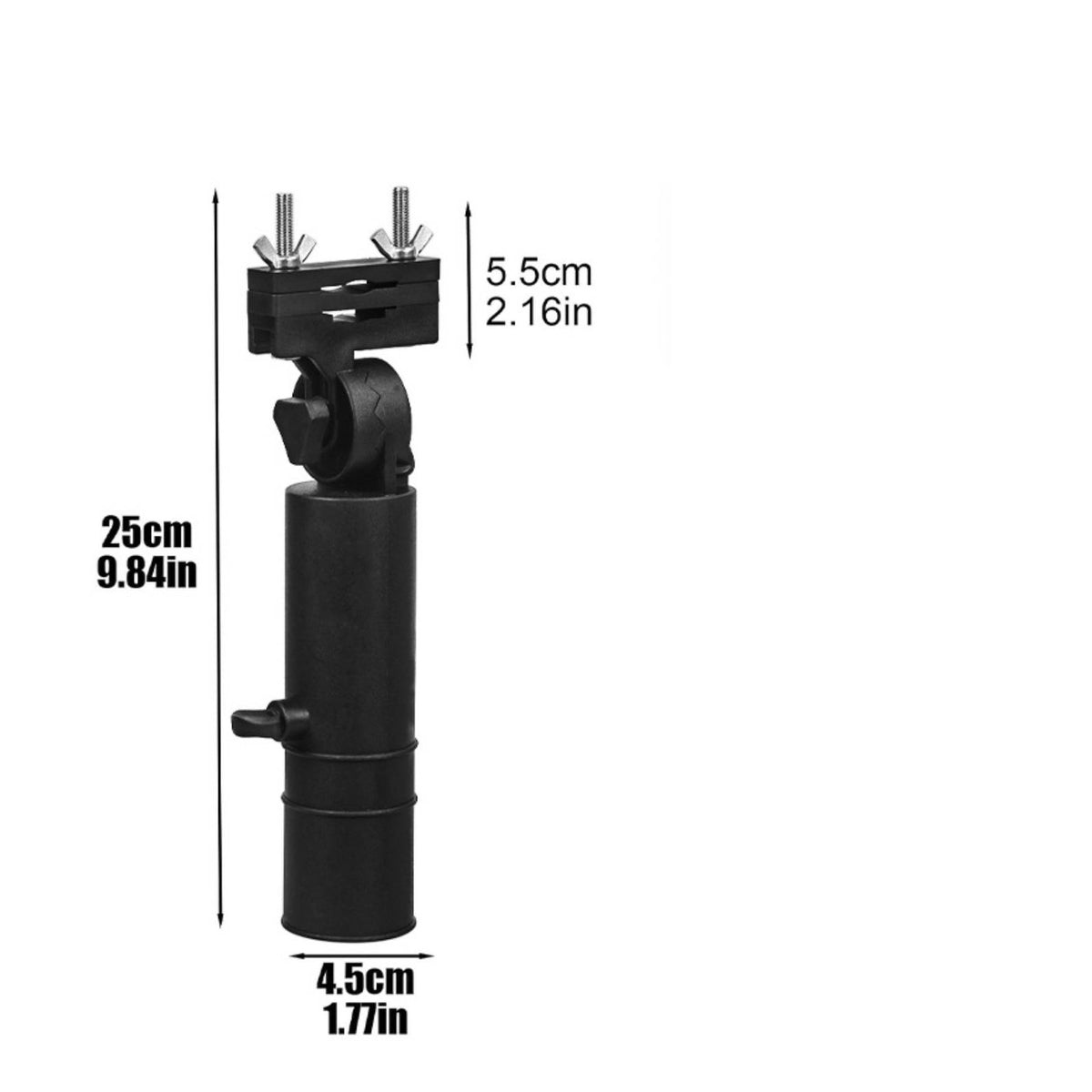 Golf Push Cart Umbrella Holder Easy to Install Vehicle Umbrella Bracket for Golfers, Parents, Outdoor