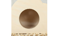 Airy Hamster House Airy Silhouette Shaped Hideaway Cage Landscaping Wooden Hamster House for Dwarf Hamsters, Terrarium
