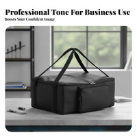 Portable Printer Carrying Bag Zippered Two Handles Printer Carrying Bag