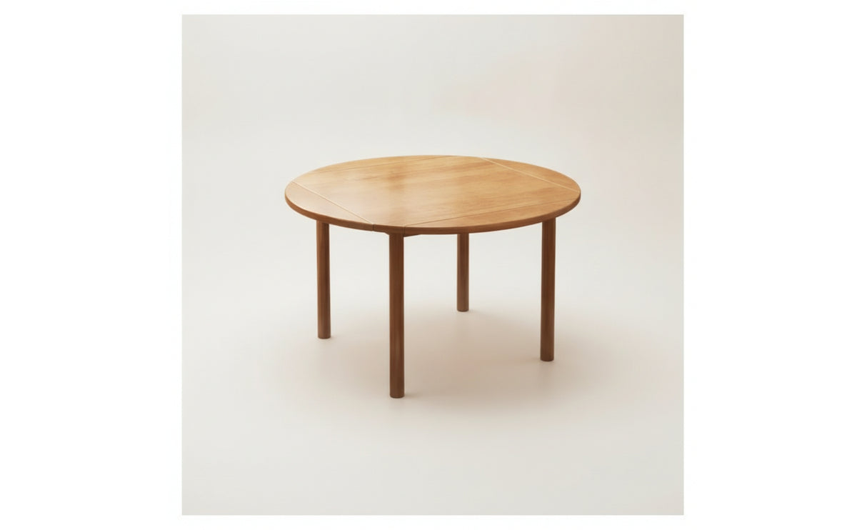 Foldable Folding Dining Table Compact Round Folding Table Small Areas Furniture Versatile for Kitchen