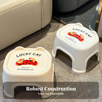 Thickened long-enduringing Stackable Penduringic Stool Anti-Slip Portable Utility Step adaptable Household Furniture Space-Saving for Children, young children, Bathroom, Living Room, Bedroom, Entryway