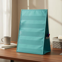 Long-Lasting Desktop Pocket Chart Portable Double-Sided Pocket Chart Reusable for Teachers, Students, Office