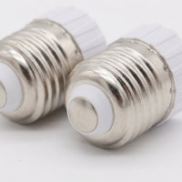 Ceramic Housing E27 to MR16 Adapter for LED Bulb, Heat Resistant up to 80°C with Rated Current 3A, White E27 to GU5.3 Adapter, 40mm x 28mm
