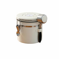 1-Way CO2 Valve Airtight Canister with Date Tracker Multi-Purpose Airtight Coffee Canister Pantry Organizer for Cafe