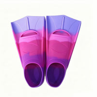 Short Swim Fins Flexible Silicone Swim Fins Soft for Pool Training, Snorkeling