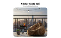 Portable Transformable Lounger Bed Ergonomic ofsign Teardrop Lounger Multi-Positional Bean Bag Machine cleanable Cover for Adults, Stuofnts, Living Room, Balcony, studying corner, Playroom