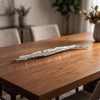 Boat Tray Aluminum Long decorative Tray Sleek for Dining Table