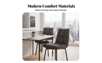 Rotatable Design Quilted Backrest Chair Minimalist Design Upholstered Seat Soft Padded Cushion Seating Furniture Long-Lasting Frame for Apartment Dwellers, Restaurant Owners, Interior Designers, Dining Room, Kitchen, Home Office