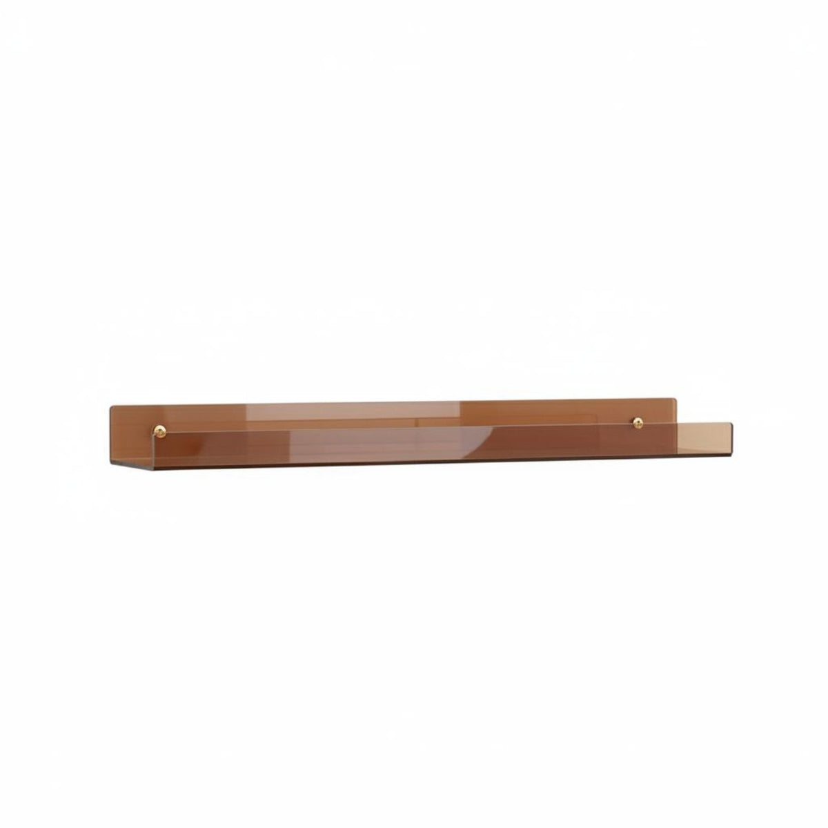 Clear partition-mounted shelf adaptable Clear partition-mounted shelf Sturdy for Dorm Room