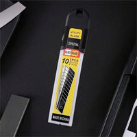 10 Pieces Utility Blade Blades High-Carbon Steel Utility Blade Replacement Blades Sharp Long-Lasting for DIYers, Workshop