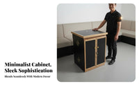 KTV Equipment Cabinet Elegant Design Karaoke Machine Cabinet Song Selection Station for Bar Owners, Nightclub, Home