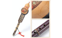 Hulusi Bamboo Gourd Flute Traditional for Home Practice, Music Class, Beginners