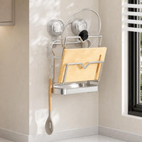 pot lid and cutting board rack
