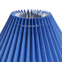Light Shade Lampshade for Table Lamps with Foldable Pleated Design, Textile for Living Room and Bedroom