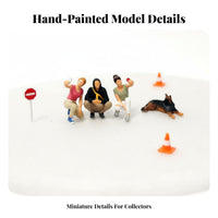 1:64 Scale People Figurine Photography Prop 1:64 Scale Miniature Scene Figure Miniature Selfie People Highly Detailed