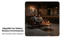 Stateside design U-formationd Banquette luxurious Cushions Booth Seating Tufted rearrest business-grade Furniture reconfigurable Design for Bar Owners, Interior Designers, Cafe, Pub, Restaurant