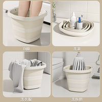Foldable Water Bucket, Large Capacity, Portable for Home, Dorm, Outdoor, Fishing, Travel, Foot Bath