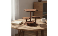 Dessert Stand Tiered Dessert Riser Wooden Display Stand with Tiers for Hosts, Bakeries, Parties, Weddings, Buffets