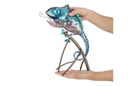 Metal Chameleon Chameleon Sculpture Decorative Garden Ornament for Patio, Yard