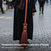 witch's Flying besom enchanting Design witch's besom Lightweight Cosplay Prop for children, Adults, Themed Parties, Stage Performances, Holiday Decoration